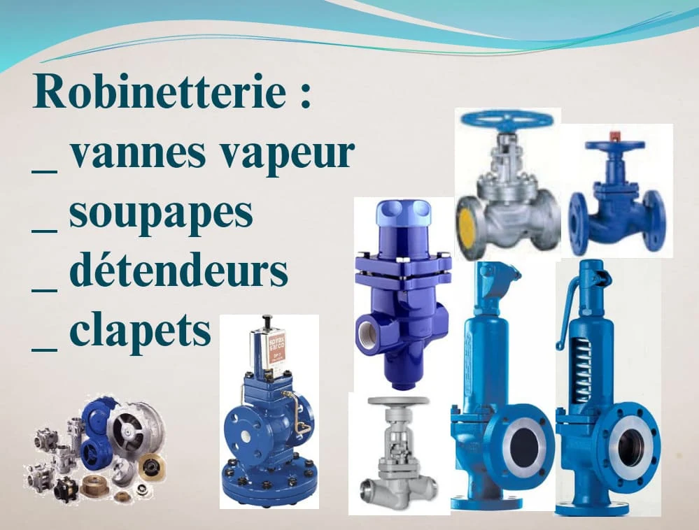 robinetterie chaudière vapeur SECAR-CHAUDIERES