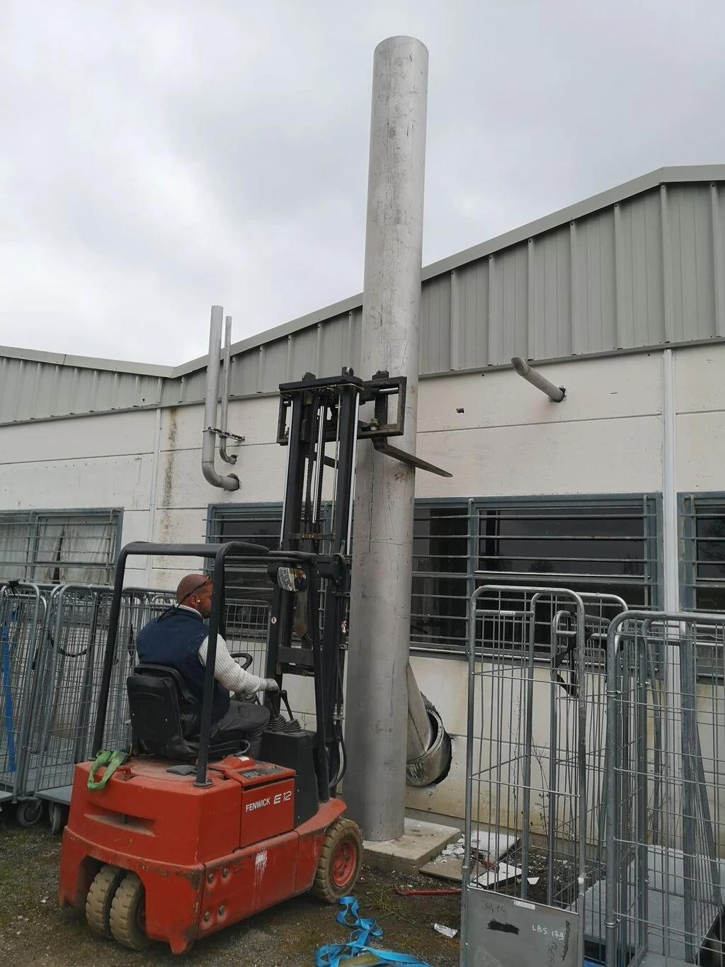 fabrication et pose cheminée 2 SECAR-CHAUDIERES